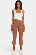 ButterCloud™ Flared Capri Leggings in Cocoa
