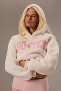 Teddy Fleece Hoodie  in Vanilla